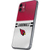 NFL Arizona Cardinals White Striped iPhone 11 Skin