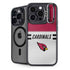 NFL Arizona Cardinals White Striped iPhone 13 Pro Kickstand Case