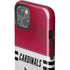NFL Arizona Cardinals White Striped iPhone 15 Impact Case