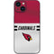 NFL Arizona Cardinals White Striped iPhone 15 Skin