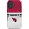NFL Arizona Cardinals White Striped iPhone 16 Plus Magsafe Impact Case
