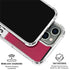 NFL Arizona Cardinals White Striped iPhone 16 Pro Max Clear Case