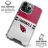 NFL Arizona Cardinals White Striped iPhone 16 Pro Max Clear Case