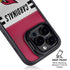 NFL Arizona Cardinals White Striped iPhone 16 Pro Max Kickstand Case