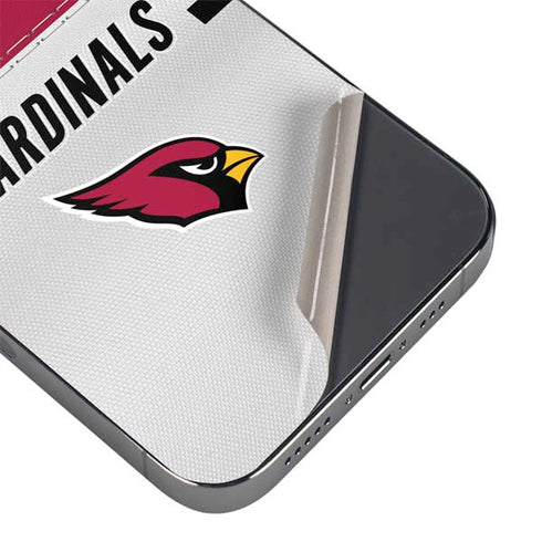 NFL Arizona Cardinals White Striped iPhone 16 Pro Max Skin