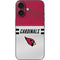 NFL Arizona Cardinals White Striped iPhone 16 Skin