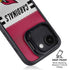 NFL Arizona Cardinals White Striped iPhone 16e Kickstand Case