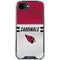NFL Arizona Cardinals White Striped iPhone 16e Clear Case