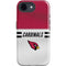 NFL Arizona Cardinals White Striped iPhone 16e Impact Case