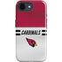 NFL Arizona Cardinals White Striped iPhone 16e Impact Case