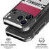 NFL Arizona Cardinals White Striped iPhone 18 Pro Clear Case