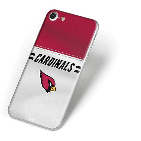 NFL Arizona Cardinals White Striped iPhone 8 Skin