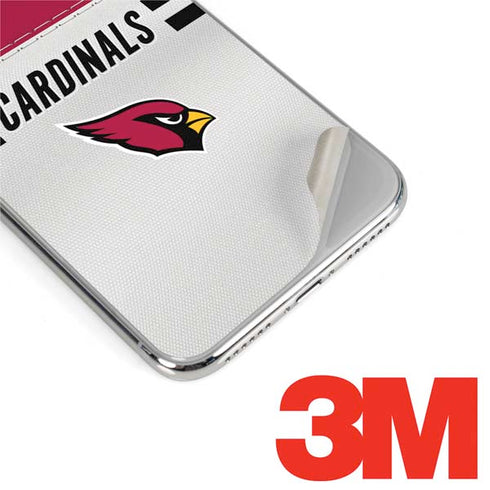 NFL Arizona Cardinals White Striped iPhone XS Max Skin