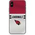 NFL Arizona Cardinals White Striped iPhone XS Skin