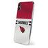 NFL Arizona Cardinals White Striped iPhone XS Skin