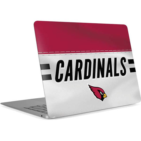 NFL Arizona Cardinals White Striped Apple MacBook Air Skin