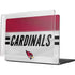 NFL Arizona Cardinals White Striped MacBook Pro 14in (2021-24) Case plus Skin