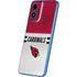 NFL Arizona Cardinals White Striped Moto G Play 4G (2024) Skin