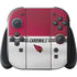 NFL Arizona Cardinals White Striped Nintendo Switch 2 (2025) with Joy-Con Skin
