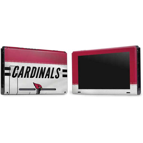 NFL Arizona Cardinals White Striped Nintendo Switch Bundle Skin