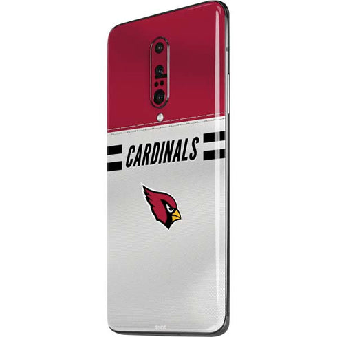 NFL Arizona Cardinals White Striped OnePlus 7 Pro Skin