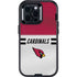 NFL Arizona Cardinals White Striped Otterbox Defender iPhone Skin