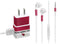 NFL Arizona Cardinals White Striped Phone Charger Skin