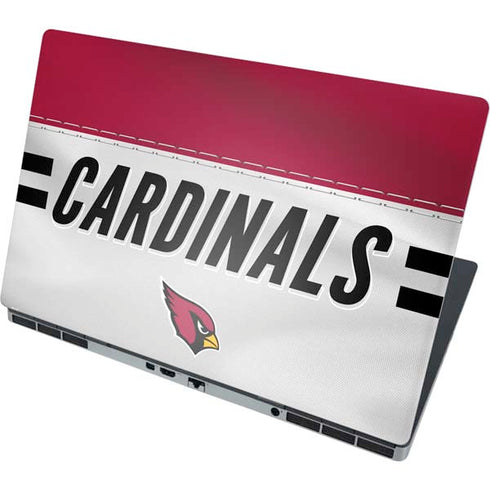 NFL Arizona Cardinals White Striped Dell Precision Skin