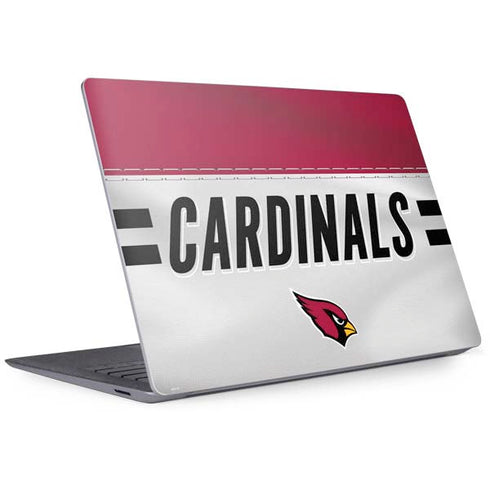 NFL Arizona Cardinals White Striped Surface Laptop 3 13.5in Skin