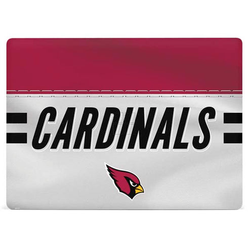 NFL Arizona Cardinals White Striped Surface Laptop 3 13.5in Skin