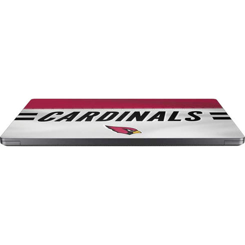 NFL Arizona Cardinals White Striped Surface Laptop 7 13.8in Skin