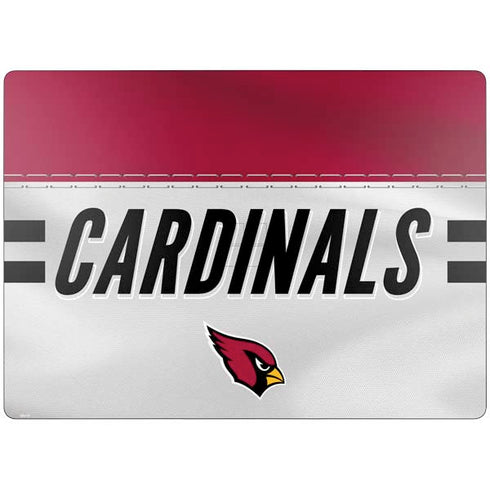 NFL Arizona Cardinals White Striped Surface Laptop 7 15in Skin