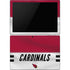 NFL Arizona Cardinals White Striped Surface Pro 6 Skin