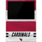 NFL Arizona Cardinals White Striped Surface Pro 7 Skin