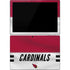 NFL Arizona Cardinals White Striped Surface Pro 7 Skin