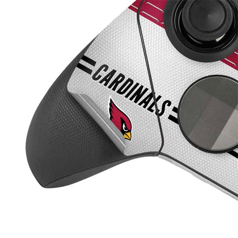 NFL Arizona Cardinals White Striped Xbox Elite Wireless Controller Series 2 Skin