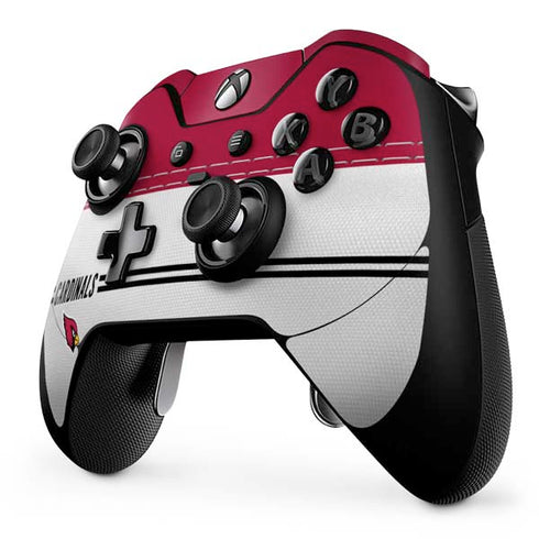 NFL Arizona Cardinals White Striped Xbox One Elite Controller Skin
