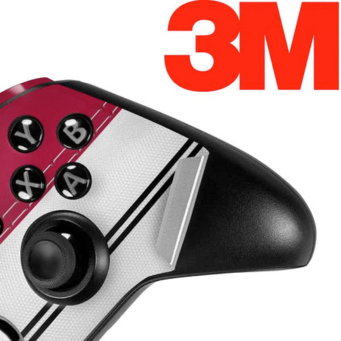 NFL Arizona Cardinals White Striped Xbox One Elite Controller Skin