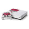 NFL Arizona Cardinals White Striped Xbox One S Console and Controller Bundle Skin