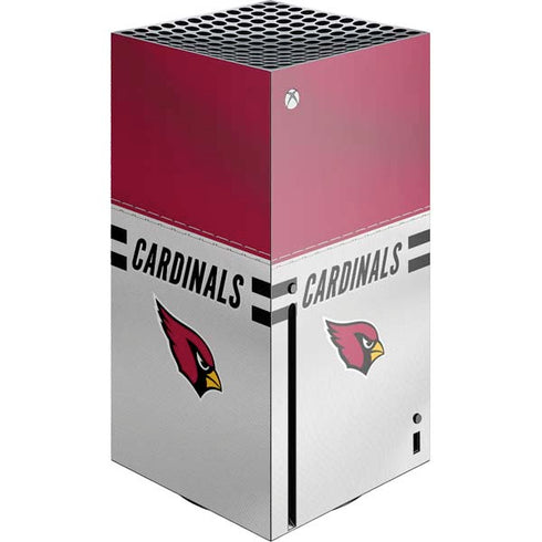 NFL Arizona Cardinals White Striped Xbox Series X Skins