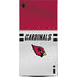 NFL Arizona Cardinals White Striped XBox Series X Digital Edition Console Skin