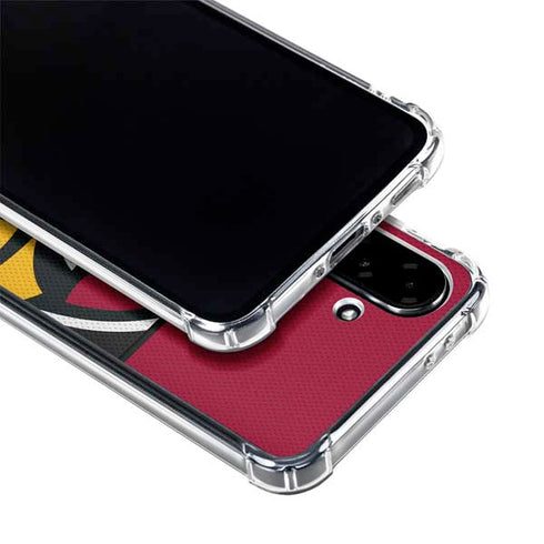 NFL Arizona Cardinals Zone Block Galaxy A36 5G Clear Case
