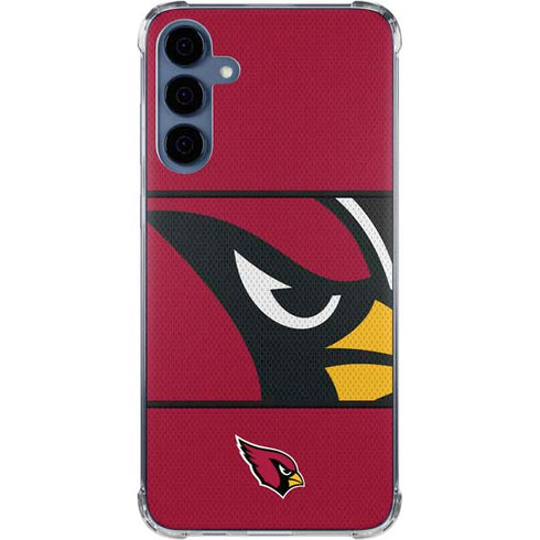NFL Arizona Cardinals Zone Block Galaxy A55 5G Clear Case