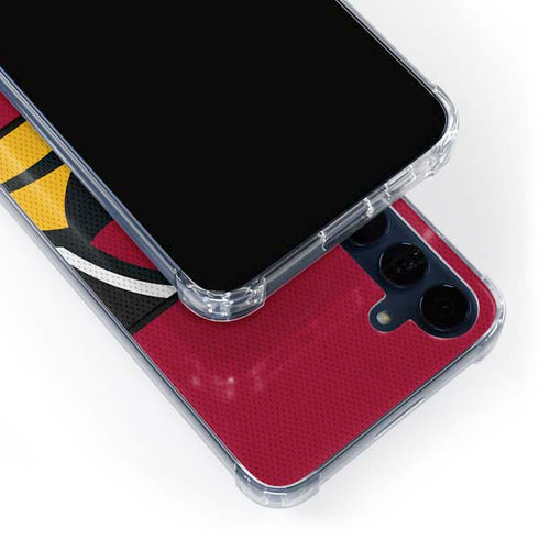 NFL Arizona Cardinals Zone Block Galaxy A55 5G Clear Case