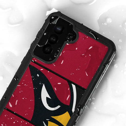 NFL Arizona Cardinals Zone Block Galaxy S24 Plus Waterproof Case