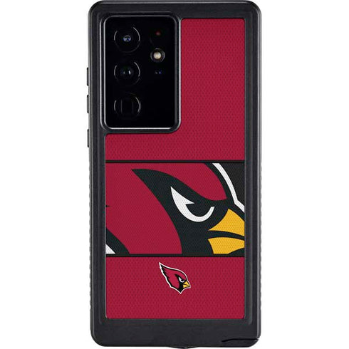 NFL Arizona Cardinals Zone Block Galaxy S24 Ultra Waterproof Case
