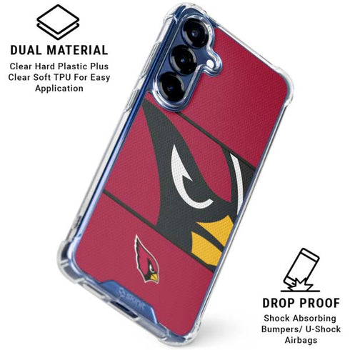 NFL Arizona Cardinals Zone Block Galaxy S25 Clear Case