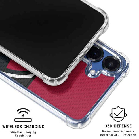 NFL Arizona Cardinals Zone Block Galaxy S25 Plus Clear Case