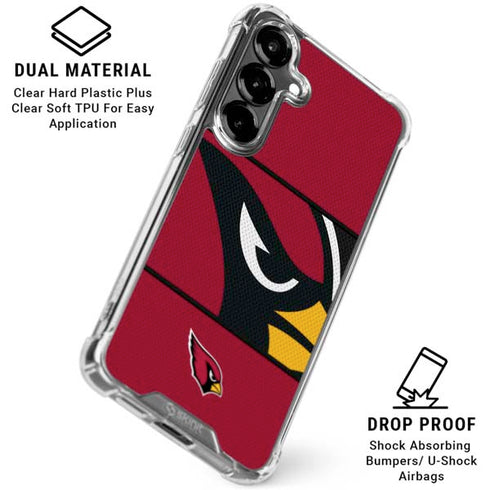 NFL Arizona Cardinals Zone Block Galaxy S26 Plus Clear Case