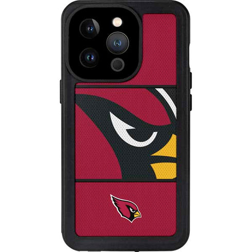 NFL Arizona Cardinals Zone Block iPhone 15 Pro Waterproof Case